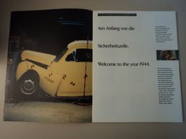 Prospekt Volvo 1992 Imagebroschüre Verantwortung
