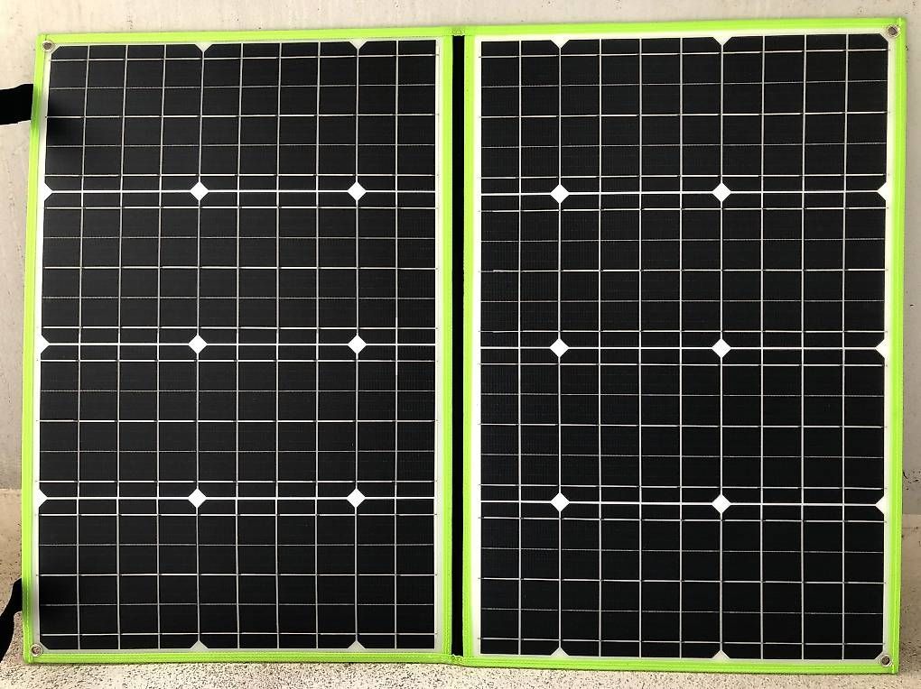 Dispositivi a energia solare: Solarpanel 110W inkl. Regler  – Usato da Innerberg venduto da Spidii 1