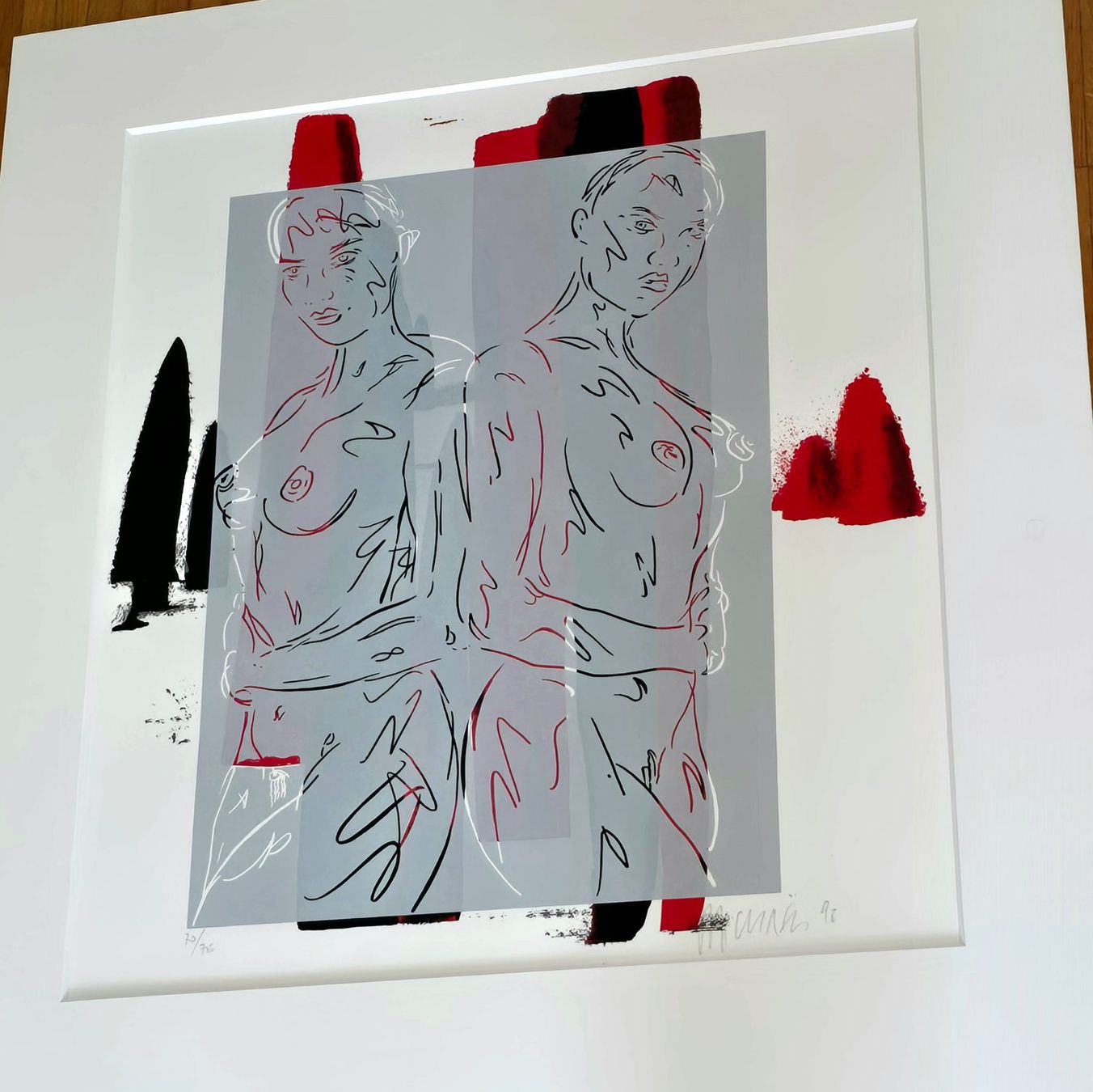 Grafica & Litografie: Michael Lucerne  - Farbserigrafie - handsigniert&nummeriert – Usato da Reinach BL venduto da Pendling 4