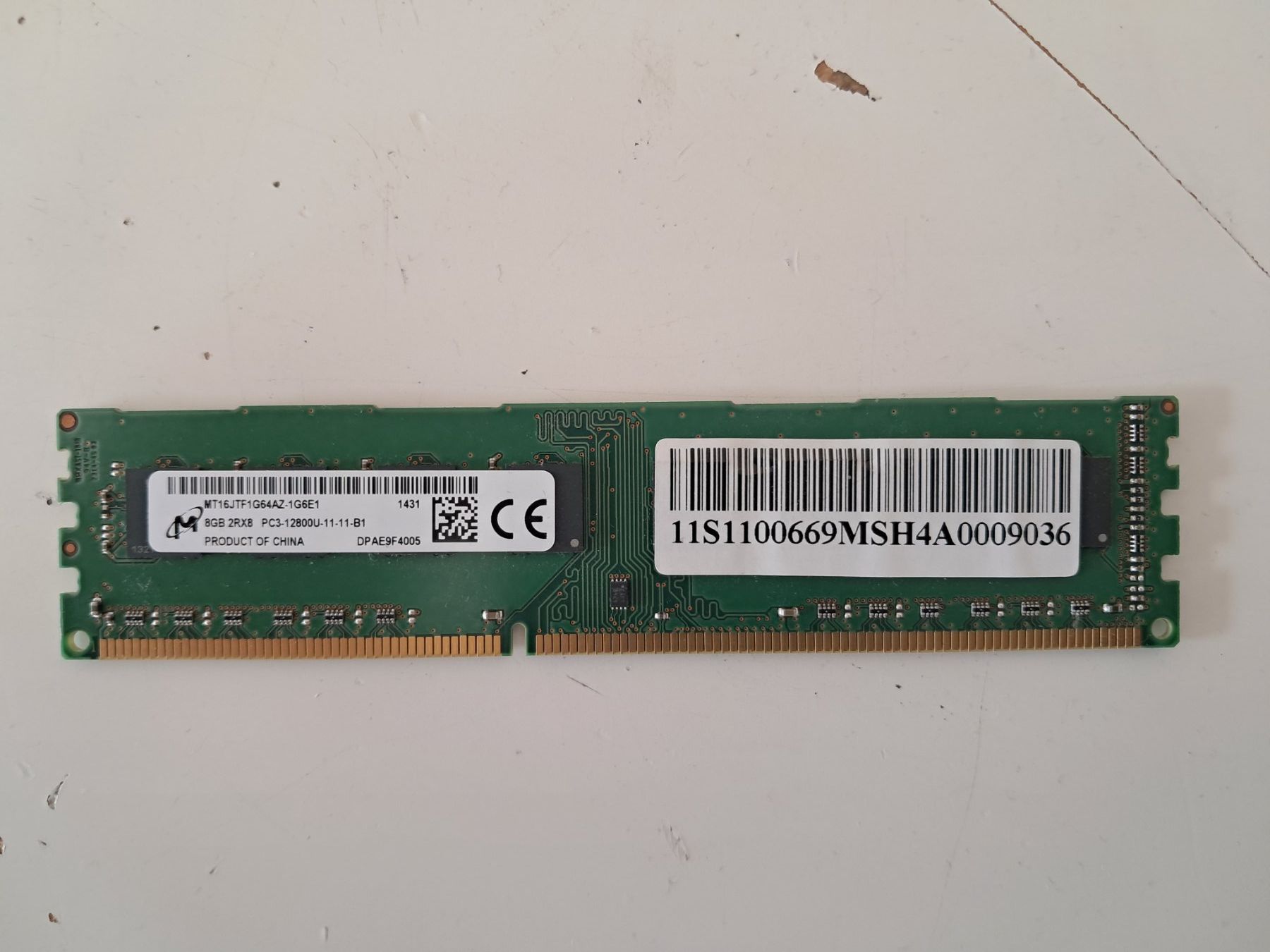 Memoria / RAM: Memory 8GB DDR3 – Usato da Zuzwil SG venduto da Gall