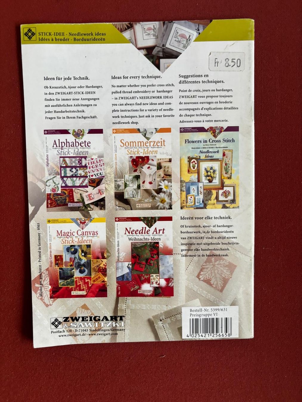 Libri: Zweigart - Needle Art - Perlleinen / Ratgeber – Usato da Schaffhausen venduto da buecherlaus-hobby 1