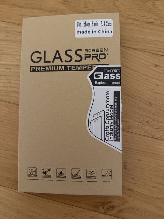1x Panzerglas iPhone 12 Mini 5.4" Displayschutz 1