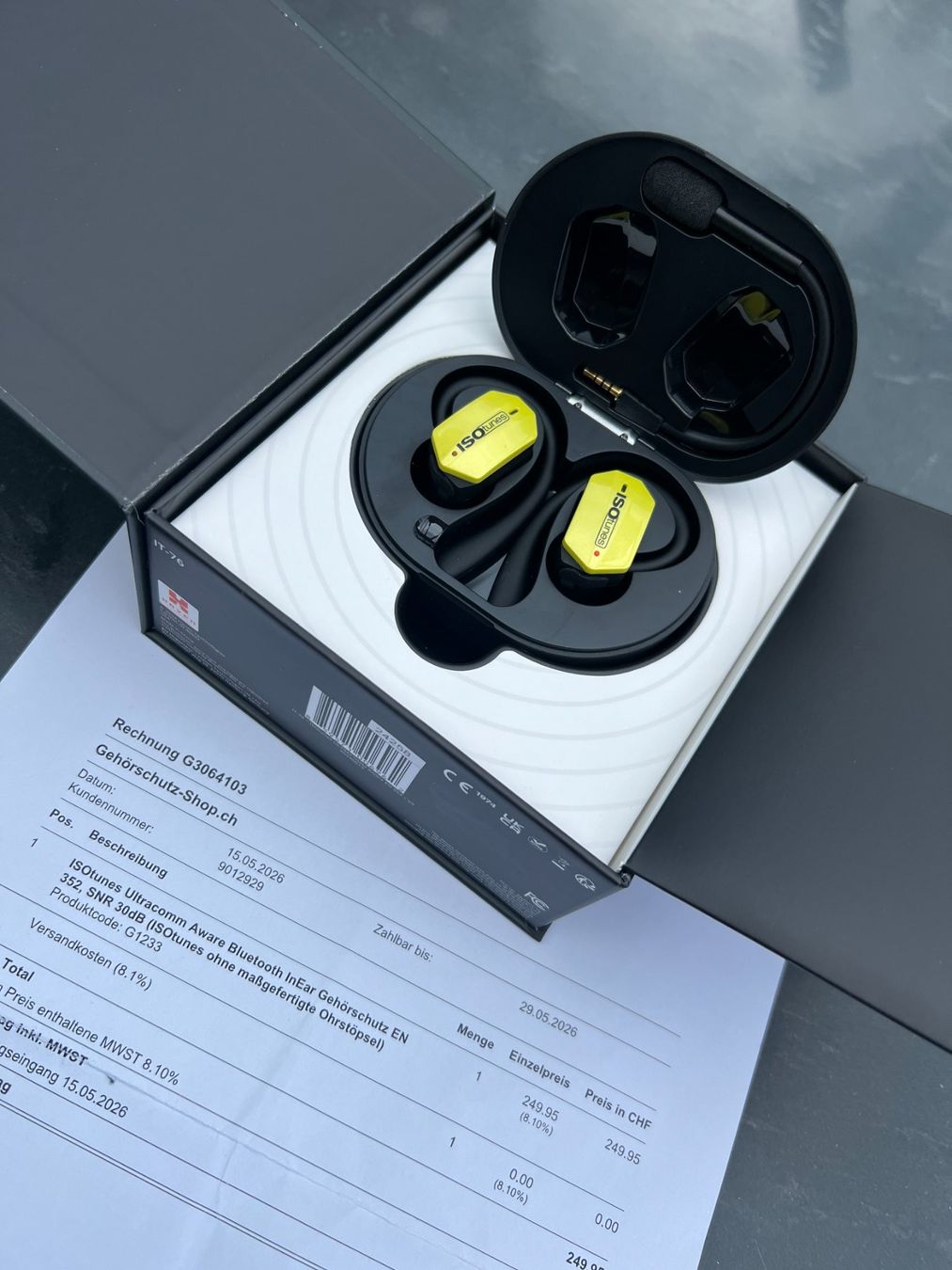 Cuffie: InEar Headset - ISOtunes Ultracomm Aware bluetooth – Nuovo e nell'imballaggio originale da Niedergösgen venduto da Criccrack 1