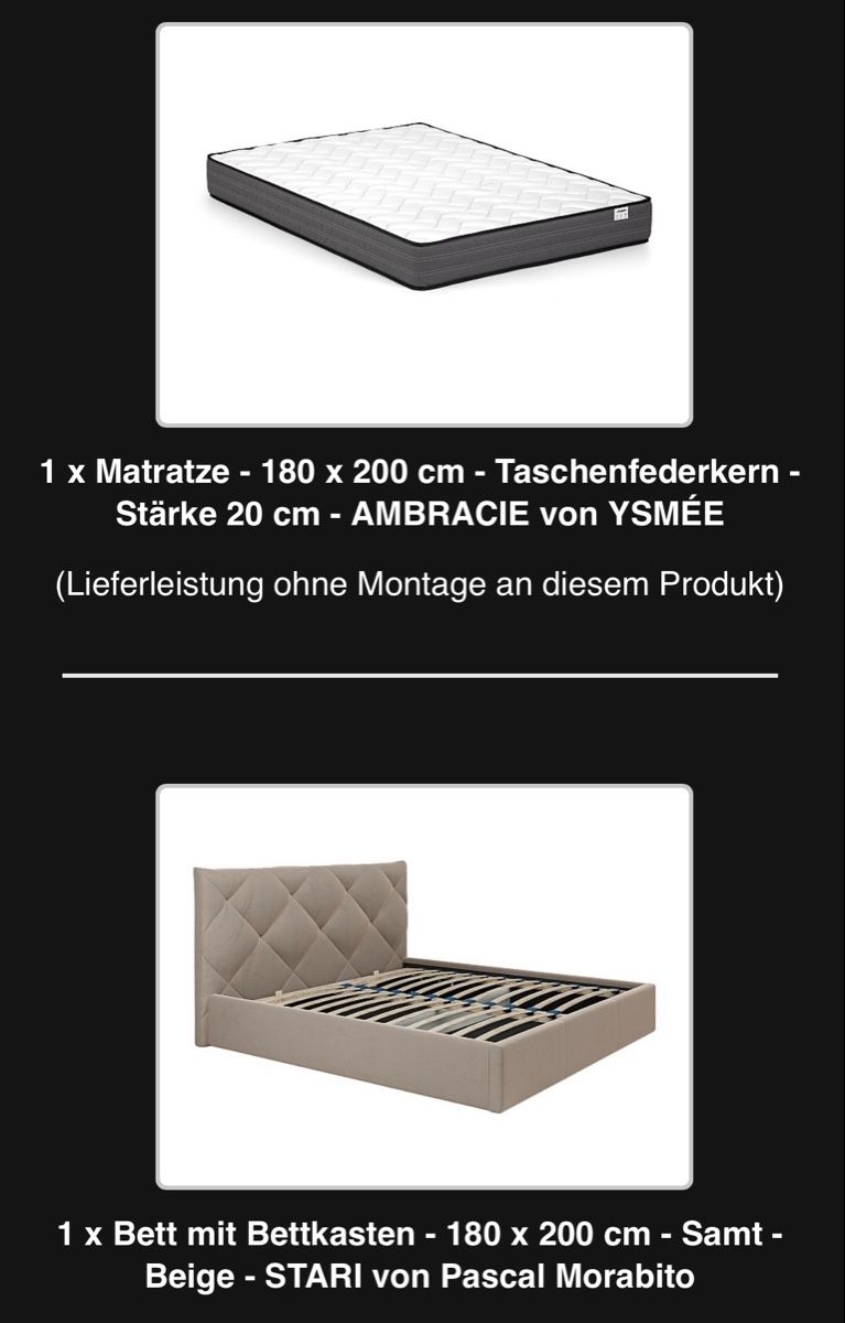 Lits: Bett mit Bettkasten – D'occasion à St. Gallen par KikiSam 2