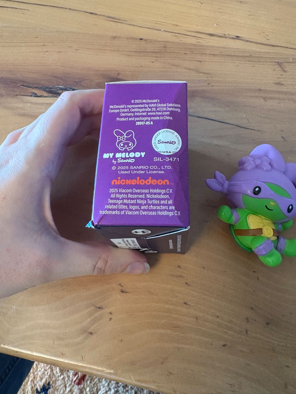 Hello Kitty Giocattoli: Figurine Tortues Ninja x Hello Kitty Donatello – Usato da Lausanne venduto da reb_vpy7 4