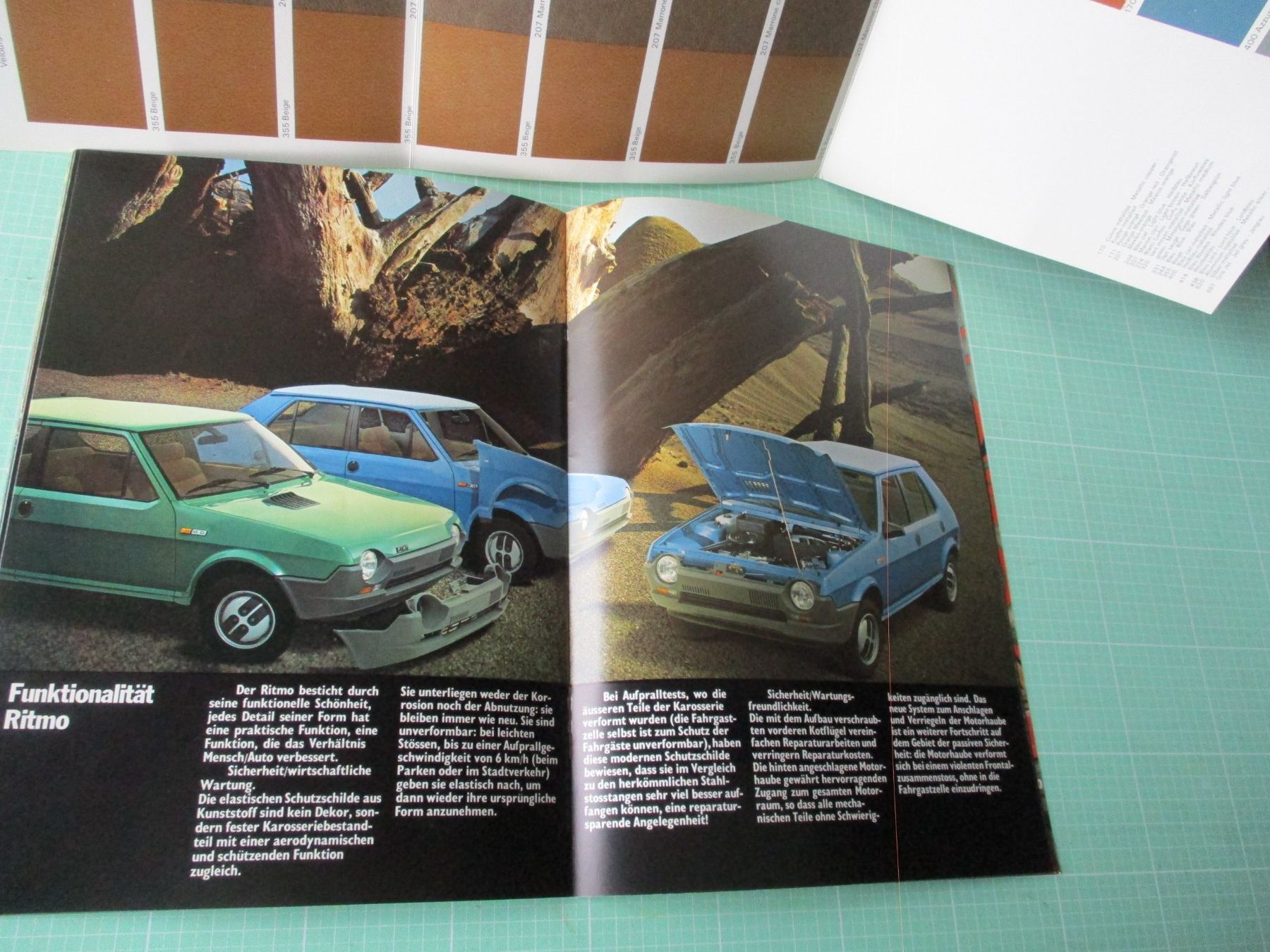 Documenti: Fiat Ritmo  Prospekt + Gamma colori – Usato da Ottikon Gossau ZH venduto da hokuspokus 7