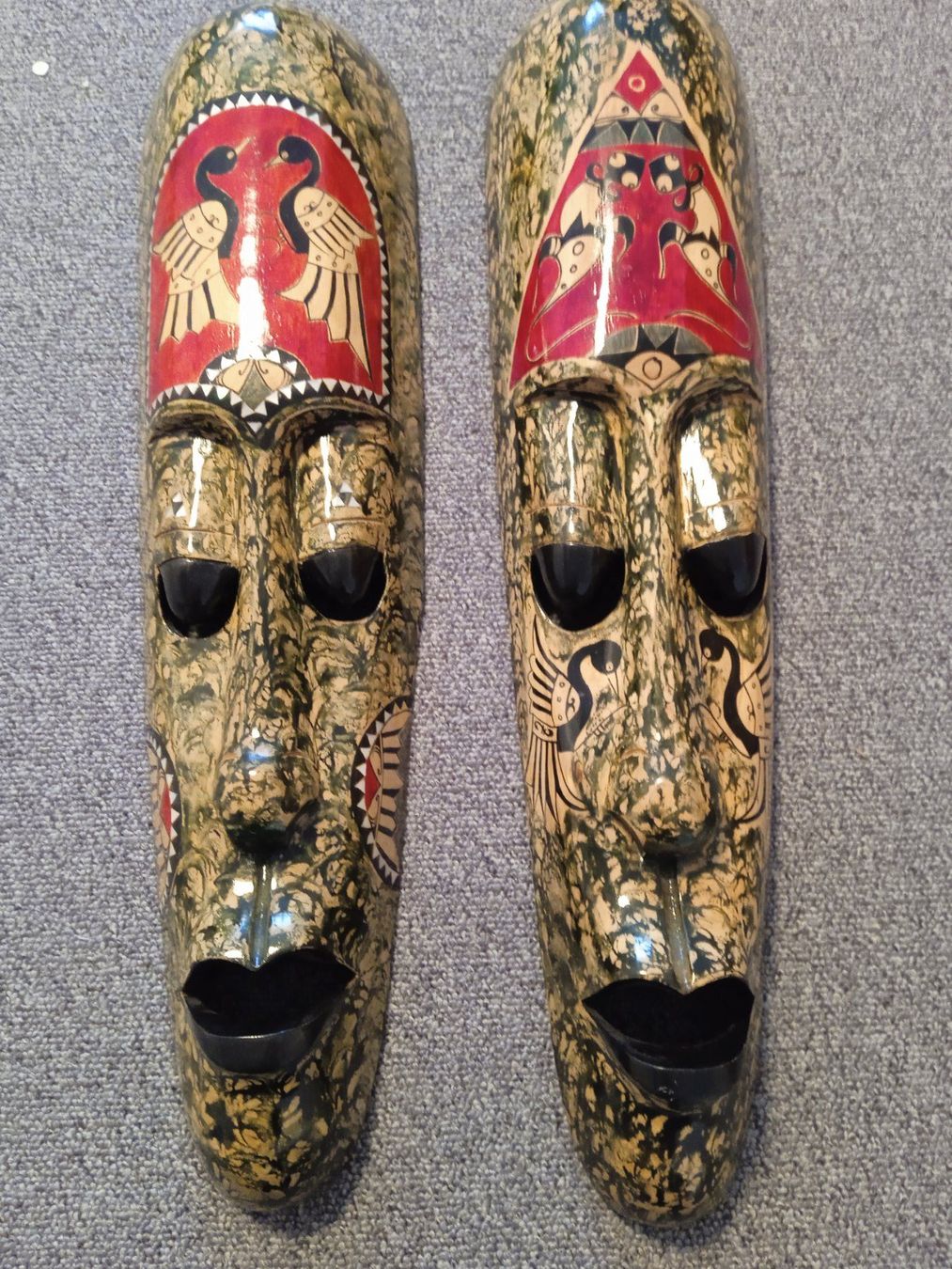 Foto & Immagini: Wandmasken 2 Stk Indonesien – Usato da Wängi venduto da Mrmarcel6