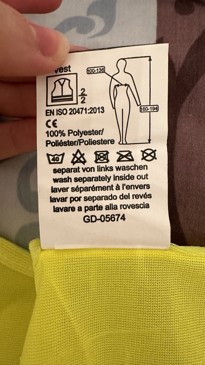 Giacche: Warnweste James & Nicholson gelb Einheitsgrösse neu – Nuovo e nell'imballaggio originale da Ettingen venduto da slg_4107 3
