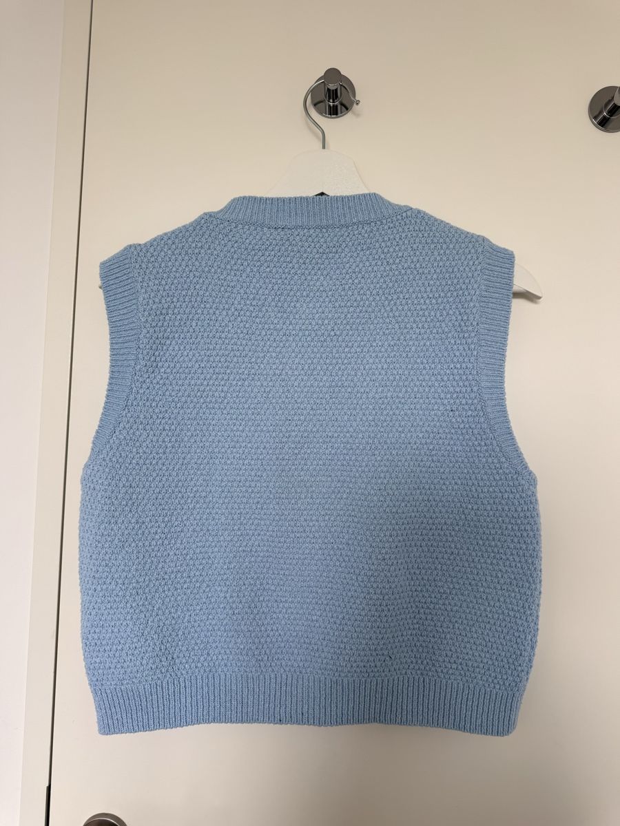 Zara Gilet & Giacche senza maniche: Zara blue waistcoat with shell detail – Usato da Uerikon venduto da kpr_t5k2 3
