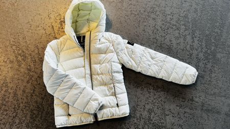 Daunenjacke Gr. S, weiss, neu