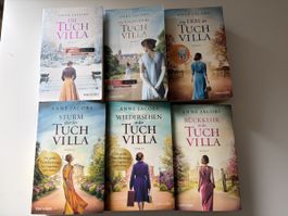 Anne Jacobs: Die Tuchvilla Saga, alle 6 Bände, Top Zustand!