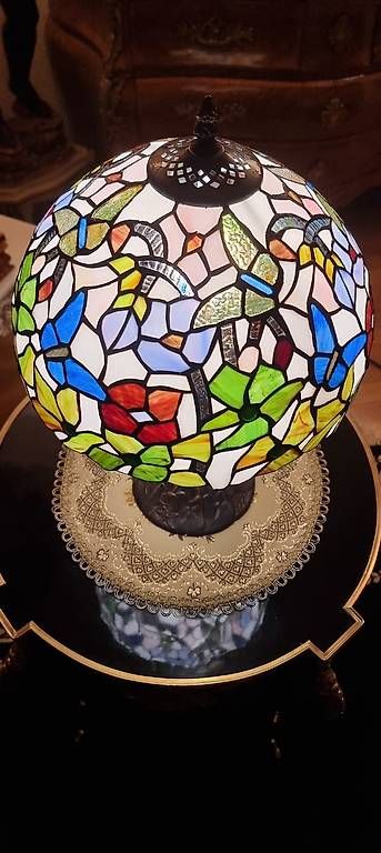 Lampade: Echtglas Lampe, Sommertraum – Nuovo (secondo la descrizione) da Kaufdorf venduto da Nati-Nati 2