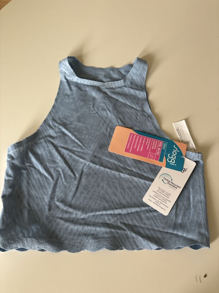 Sloggi Altra biancheria intima: Sloggi Zero Feel Bliss Top Hellblau, Neu mit Etikett! – Nuovo e nell'imballaggio originale da Jona venduto da cosa03