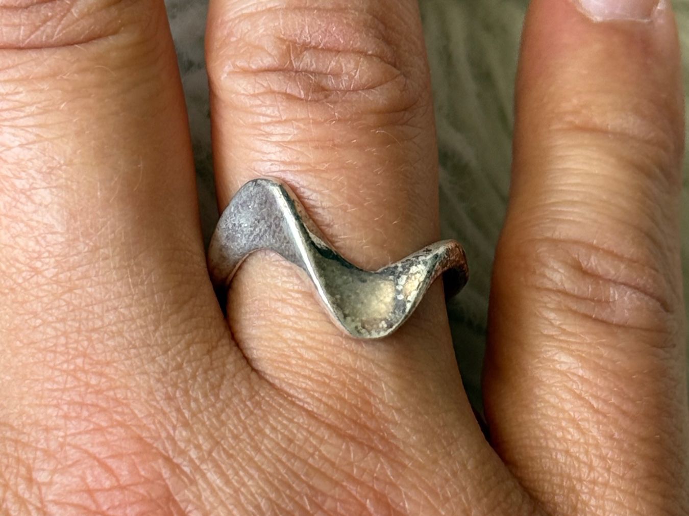 Anelli: Silberring 925, modernes Design – Usato da Istighofen venduto da Ringparadies 3