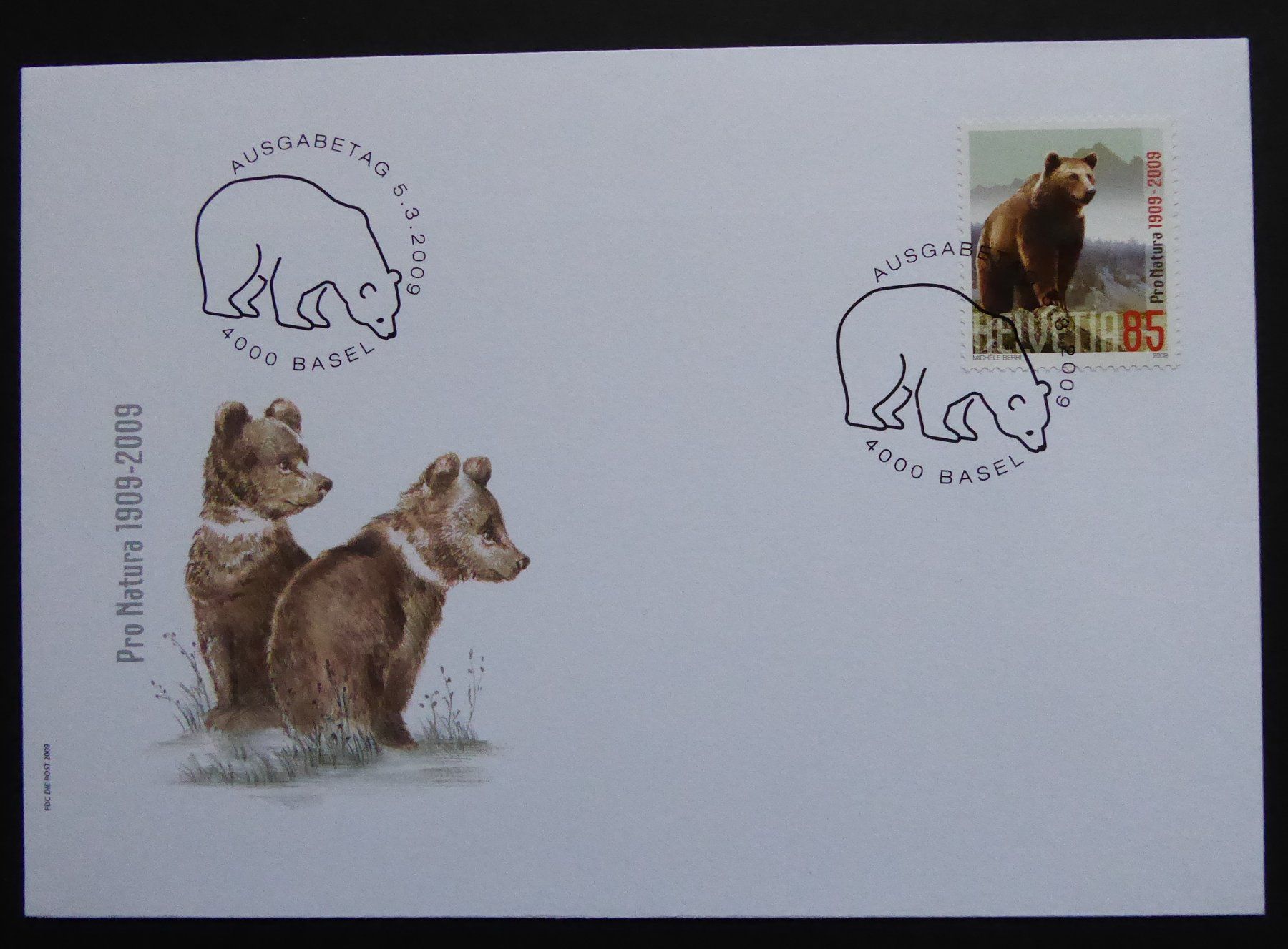 Tutti i francobolli: 2009 - CH - Znr. 1296 / Einzelwert - FDC - ES - 05.03.2009 – Usato da Holziken venduto da Cindy003