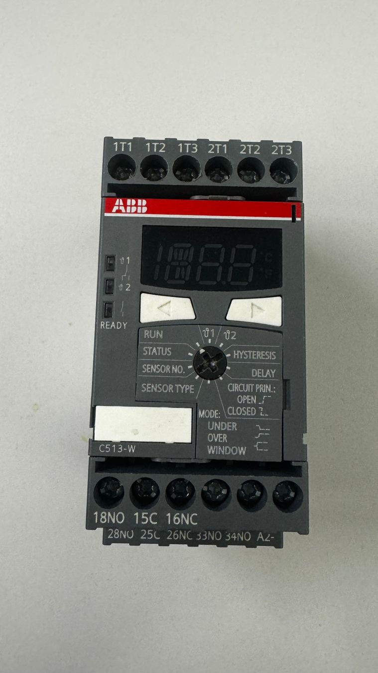 ABB Componenti elettronici: ABB  TEMP MON. RELAY 1SAR700110R0010 C513-W – Usato da Fislisbach venduto da Special24