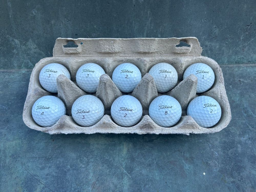 24 Titleist Pro V1 2019 Gelb Fast Neuwertig AAAA Gebrauchte Golfbälle