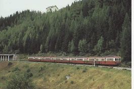 AK 6-Wagenzug bei Argentière, MC, Bahn