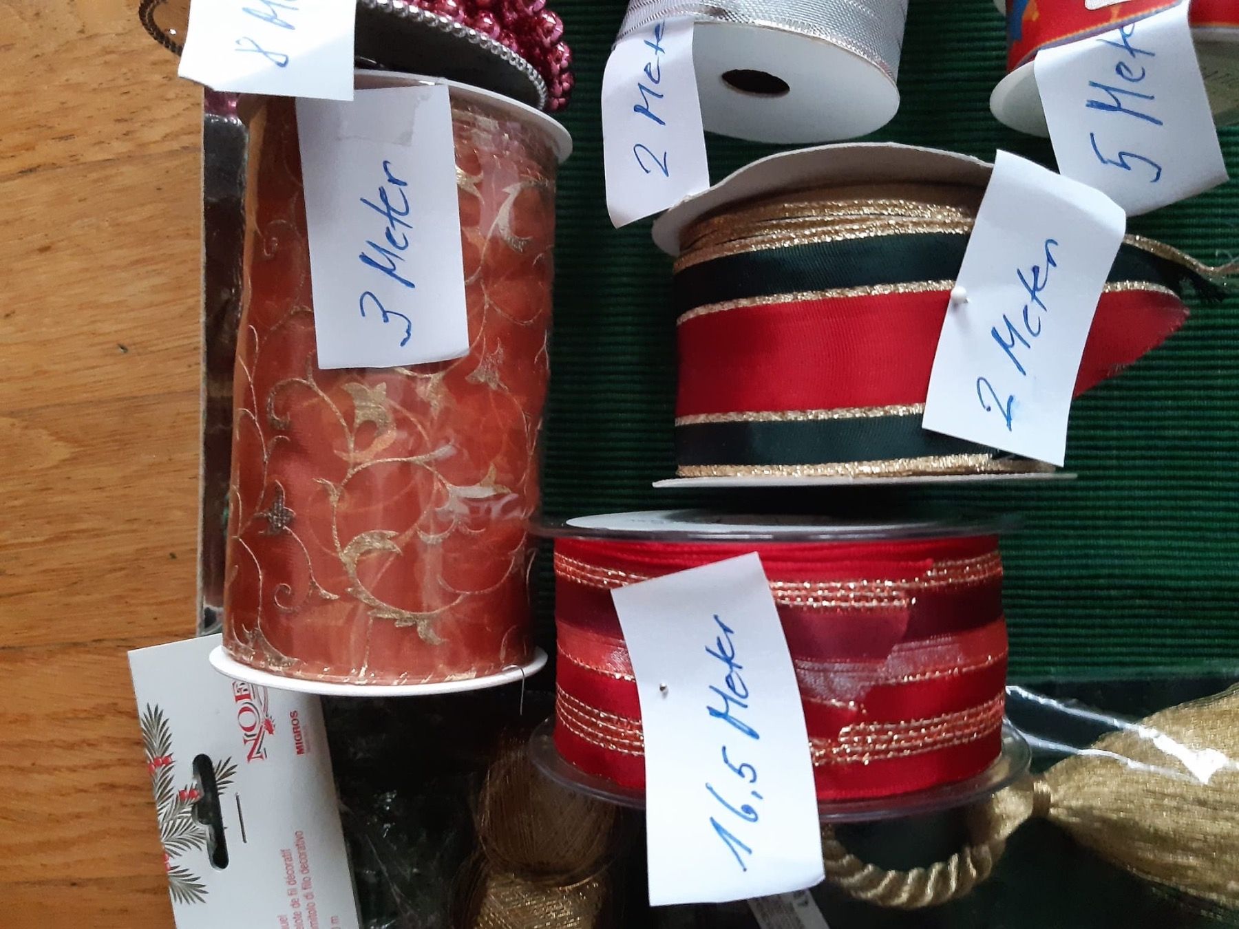 Dekobänder: Weihnachtsbänder und Zubehör – Neu (gemäss Beschreibung) aus Luzern von Sontru 2