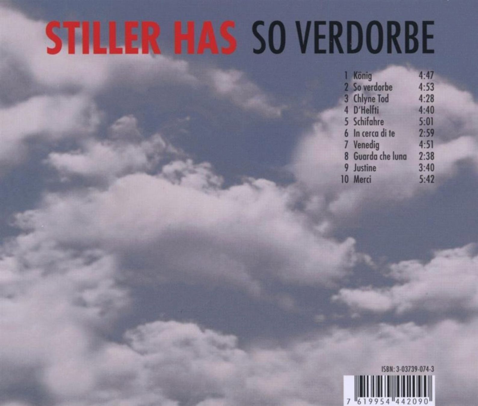 CDs: Stiller Has - So verdorbe – Gebraucht aus Brunnen von Barfly5 1
