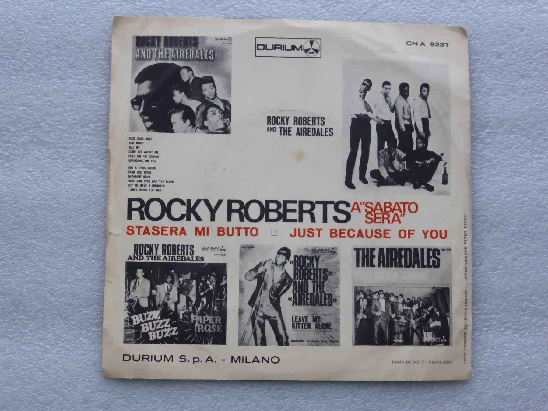 Dischi in vinile: Vinyl Single   ROCKY ROBERTS – Usato da Küssnacht am Rigi venduto da Mondkinder 3