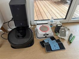 iRobot Roomba i7+ & Braava jet m6 mit Zubehör 