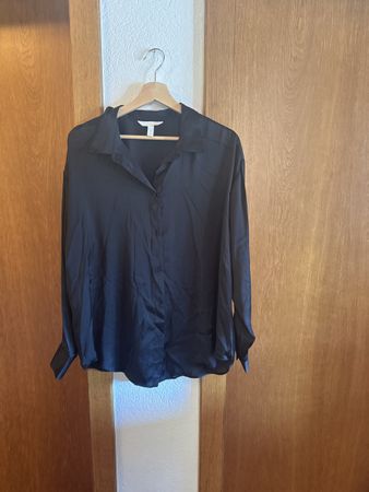 Hendbluse Satin Look