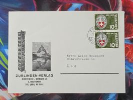CL33 Enveloppe + Timbre Suisse 1963