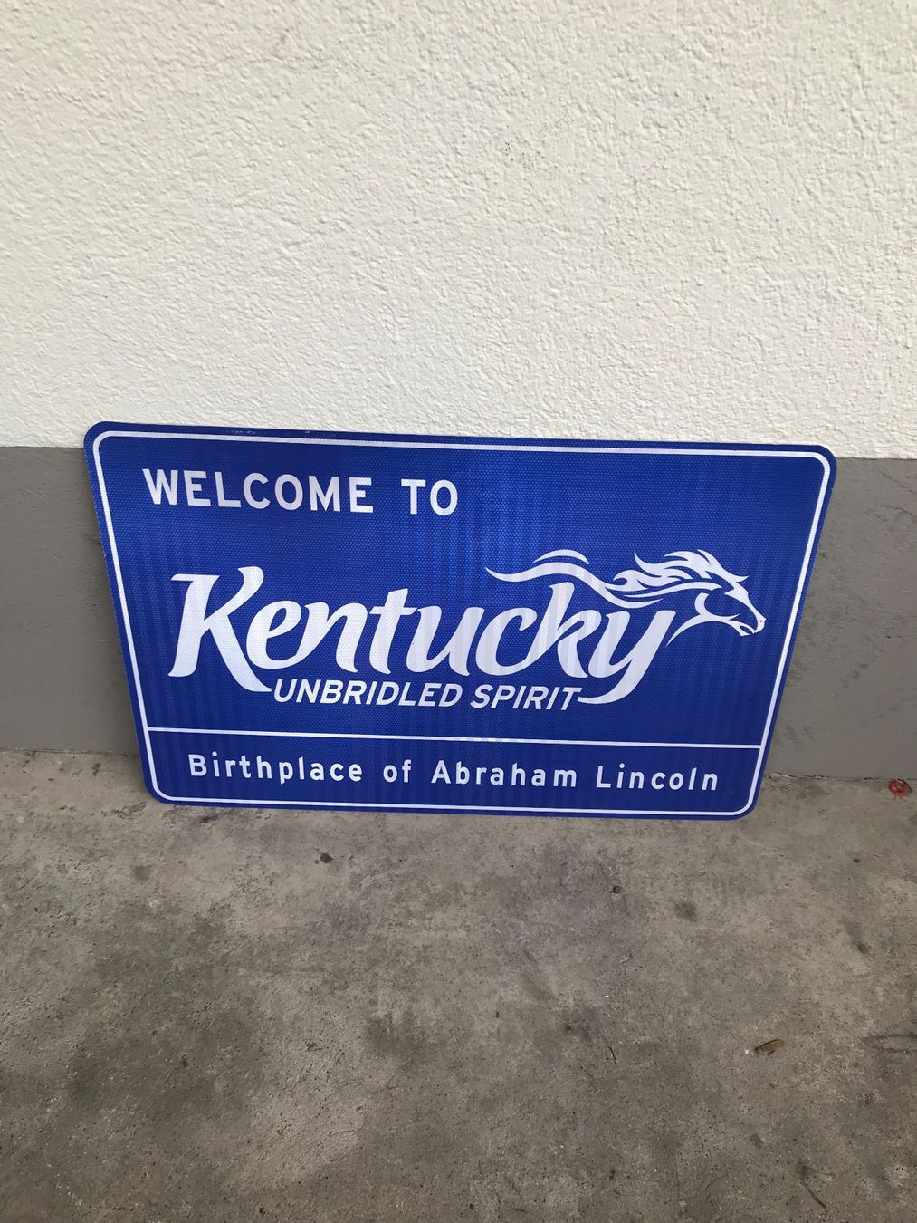 Schilder: Kentucky-State Welcome Schild NOS – Neu (gemäss Beschreibung) aus Erlinsbach von Stu-ff 1
