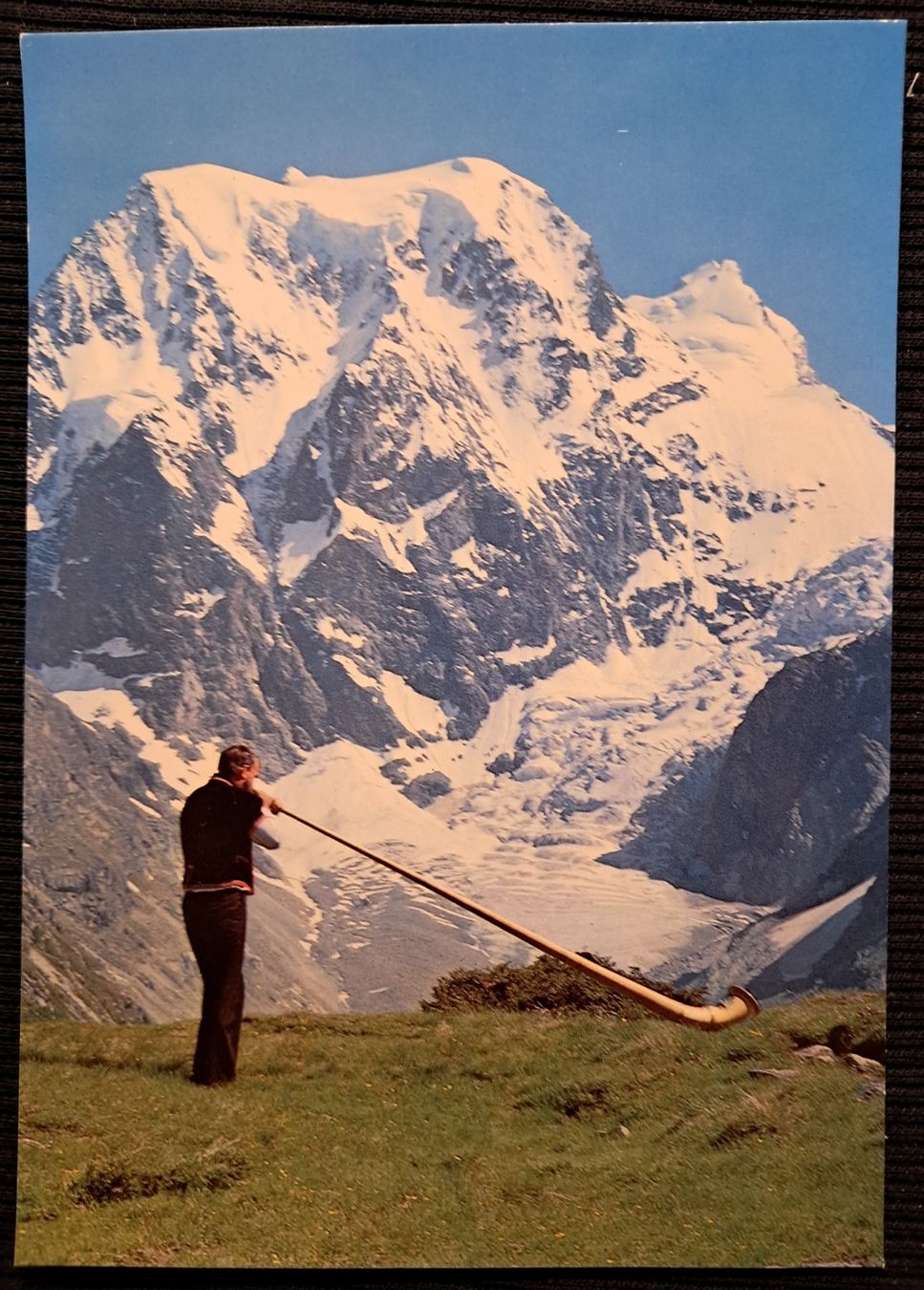 Cartoline postali: LES ALPES DEVANT LE MONT-COLLON – Usato da Ponto Valentino venduto da giorgia06