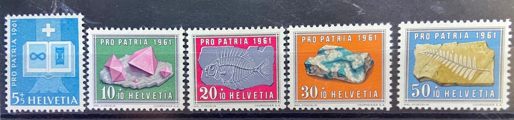 Alle Briefmarken: Lot Pro Patria  Einzelmarken postfrisch div. Jahre – Gebraucht aus Böckten von Hansi36 8