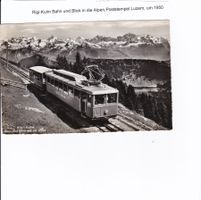 AK Rarität! Rigi Bahn, Ansichtskarte, ca. 1940 Luzern, s/w