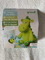 Häkelset Häkeltier Dino Dieter Anleitung Garn Nadel füllwatt