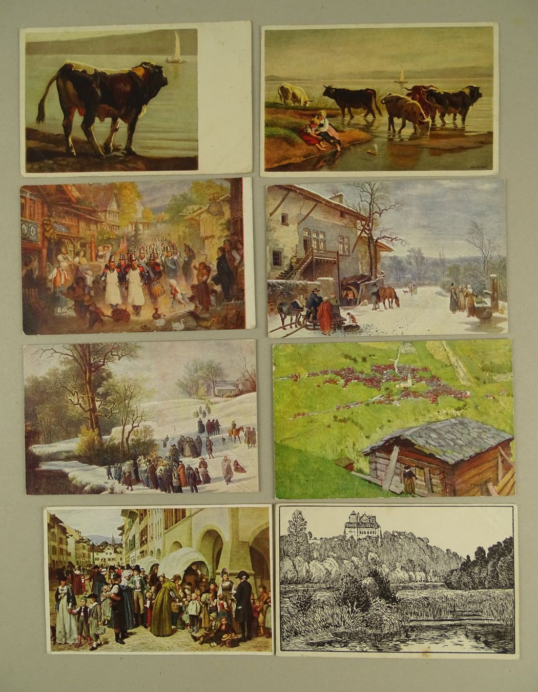 Cartes postales: 38 PRO JUVENTUTE KARTEN, KLEINFORMAT, UNGEBRAUCHT – D'occasion à Grüningen par Kartensammler 2