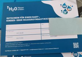 Gutschein Wassergymnastik Baby Kinder Erwachsene 100.-