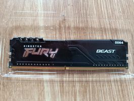 Kingston Fury Beast 8 GB DDR4 Modul - aus Captiva PC