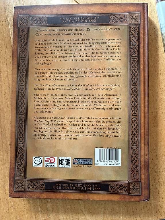 Giochi: Der Eine Ring RPG: Abenteuer am Rande der Wildnis  – Usato da Basel venduto da sin_5npn 1