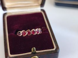 18k Roségold Rubinring Pigeon Blood Gr. 52 mit Zertifikat 