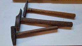 3 kleine  Vintage Hämmer