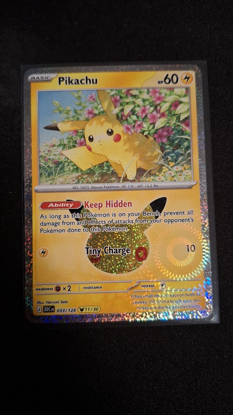 Pokémon Carte collezionabili: Pokemon Pikachu 033/128 30c EN – Nuovo (secondo la descrizione) da Steinmaur venduto da Thommy1998