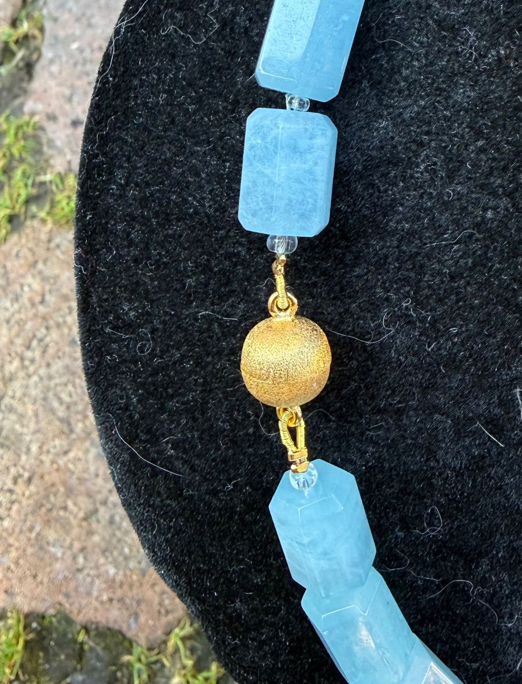 Catenine: Aquamarin Halskette mit Armband – Nuovo (secondo la descrizione) da Basel venduto da Olibasel80 1
