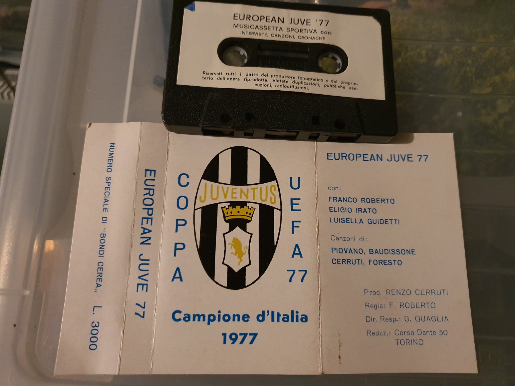Kompaktkassetten: juventus 1977 kassette – Gebraucht aus Muri AG von Jeromia 1