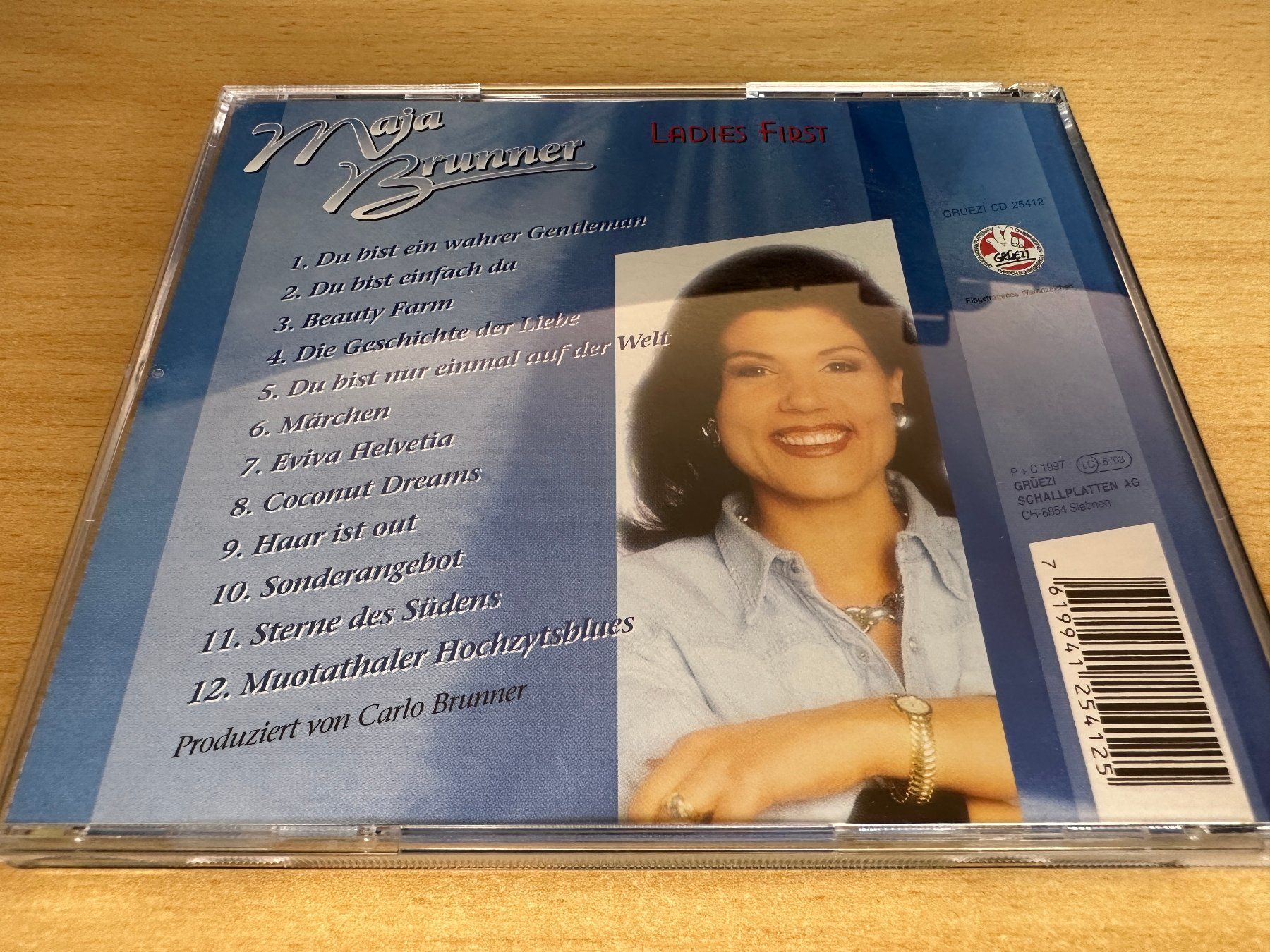 CD: Maja Brunner – Ladies First – Usato da Rikon im Tösstal venduto da Alpenmutz 1