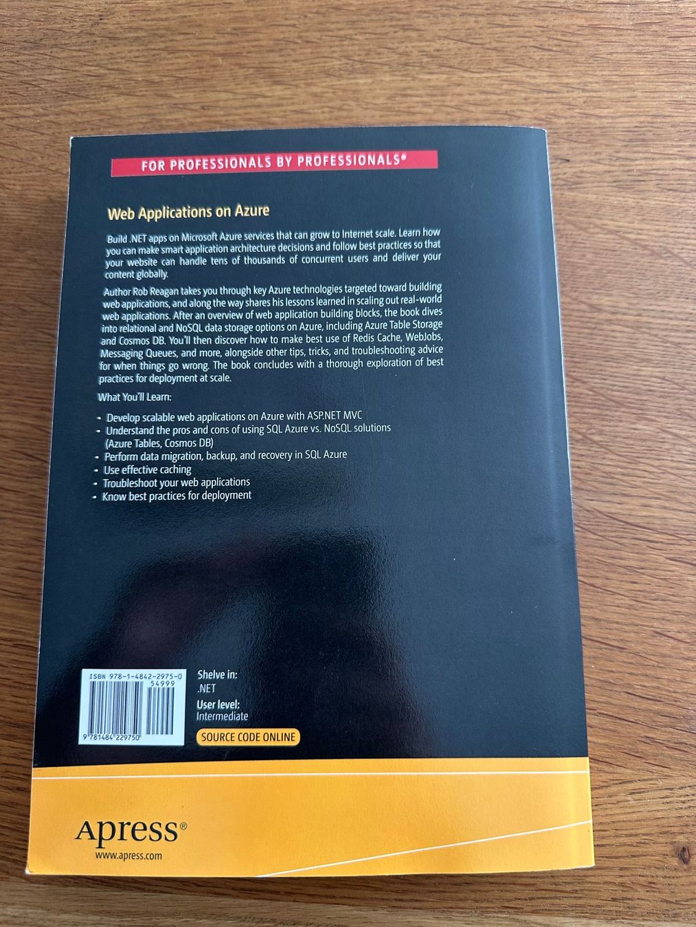 Libri: Web Applications on Azure von Rob Reagan – Nuovo (secondo la descrizione) da Sirnach venduto da oli_d7xj 1