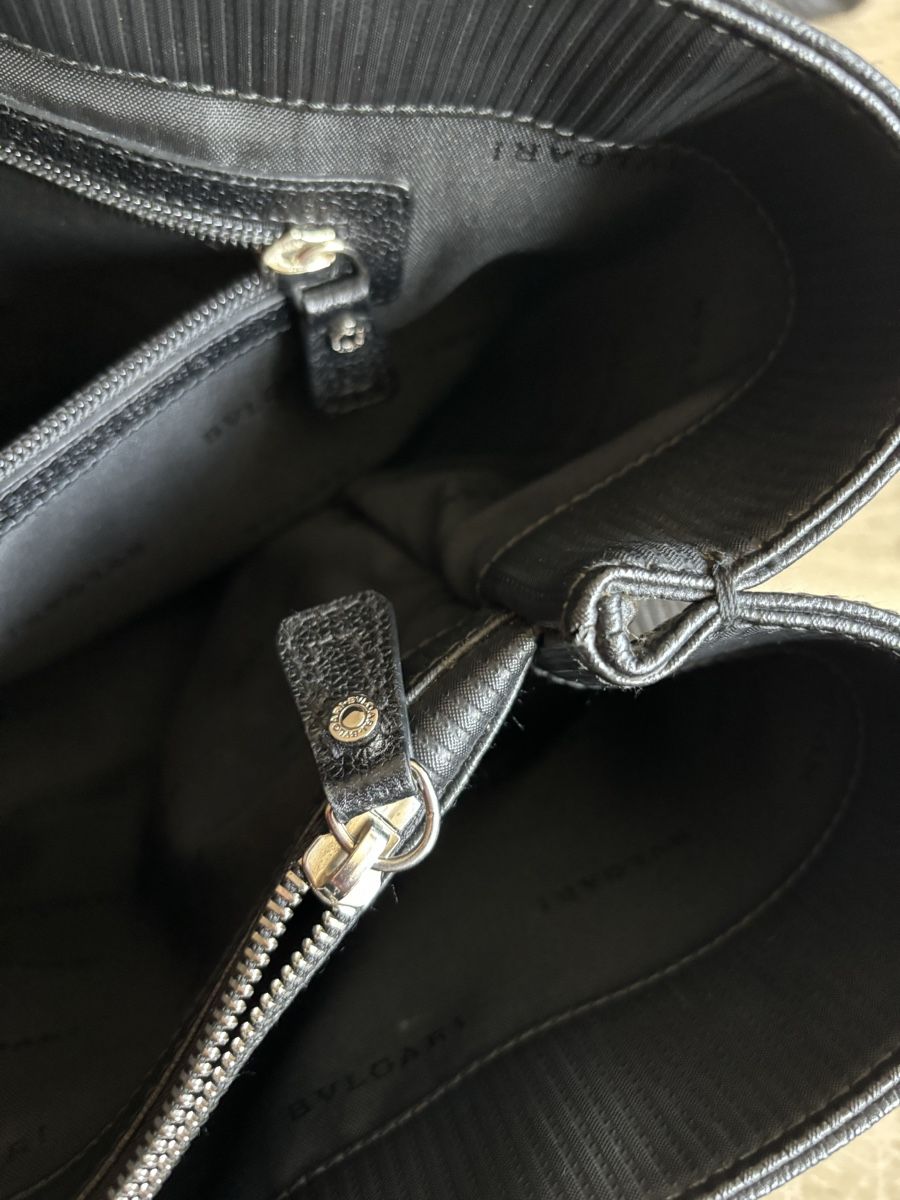 Bulgari Taschen für Damen: Sac caba Bulgari cuir noir original – Gebraucht aus Ostermundigen von Delphine74 2