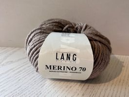 1 Knäuel Merino 70 Merino Extrafine Superwash Lang Yarns