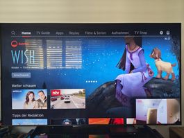 Neuwertig Samsung 75" wenig benutzt Display folie noch am TV