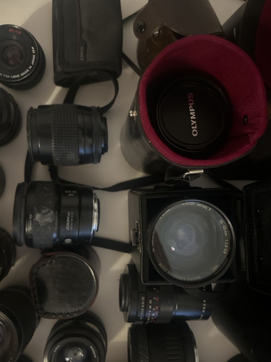 Objektive: 33 Vintage Objektive + Konica Kamera + Köcher Konvolut – Gebraucht aus schaffhausen von xja_8fwh 1