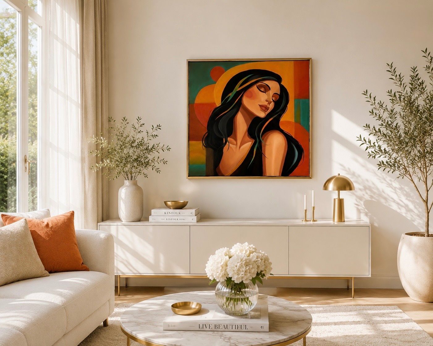 Foto & Immagini: Golden Harmony - 80x80 Ölgemälde – Nuovo (secondo la descrizione) da Buchs SG venduto da ViccaArt 1