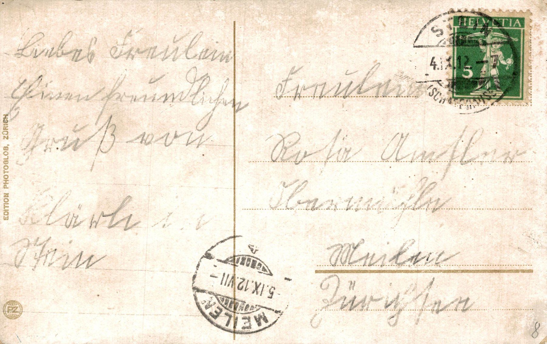 Cartoline postali: Stein am Rhein. Dampfschiff "Hohenklingen" – Usato da Bronschhofen venduto da Astore 1